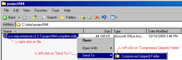how to put files into a zip folder